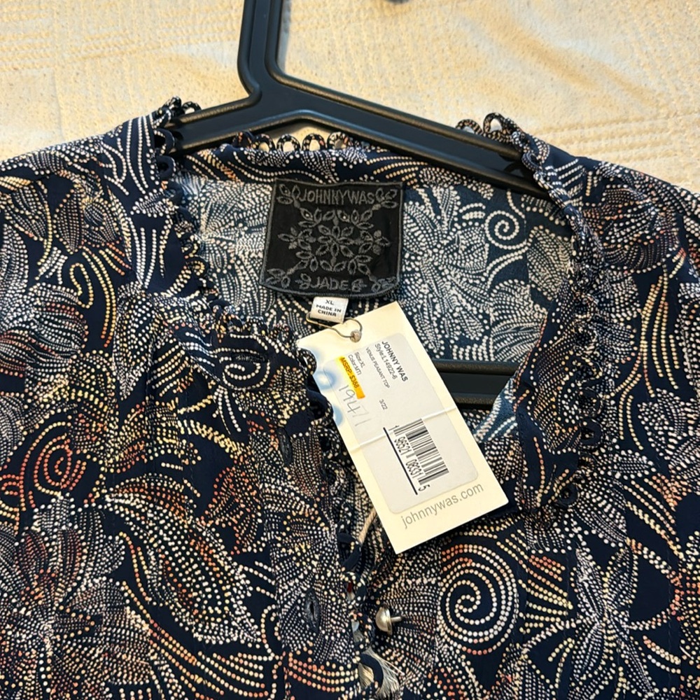 Johnny Was Jade Blouse xl Check US site for price comparison!
